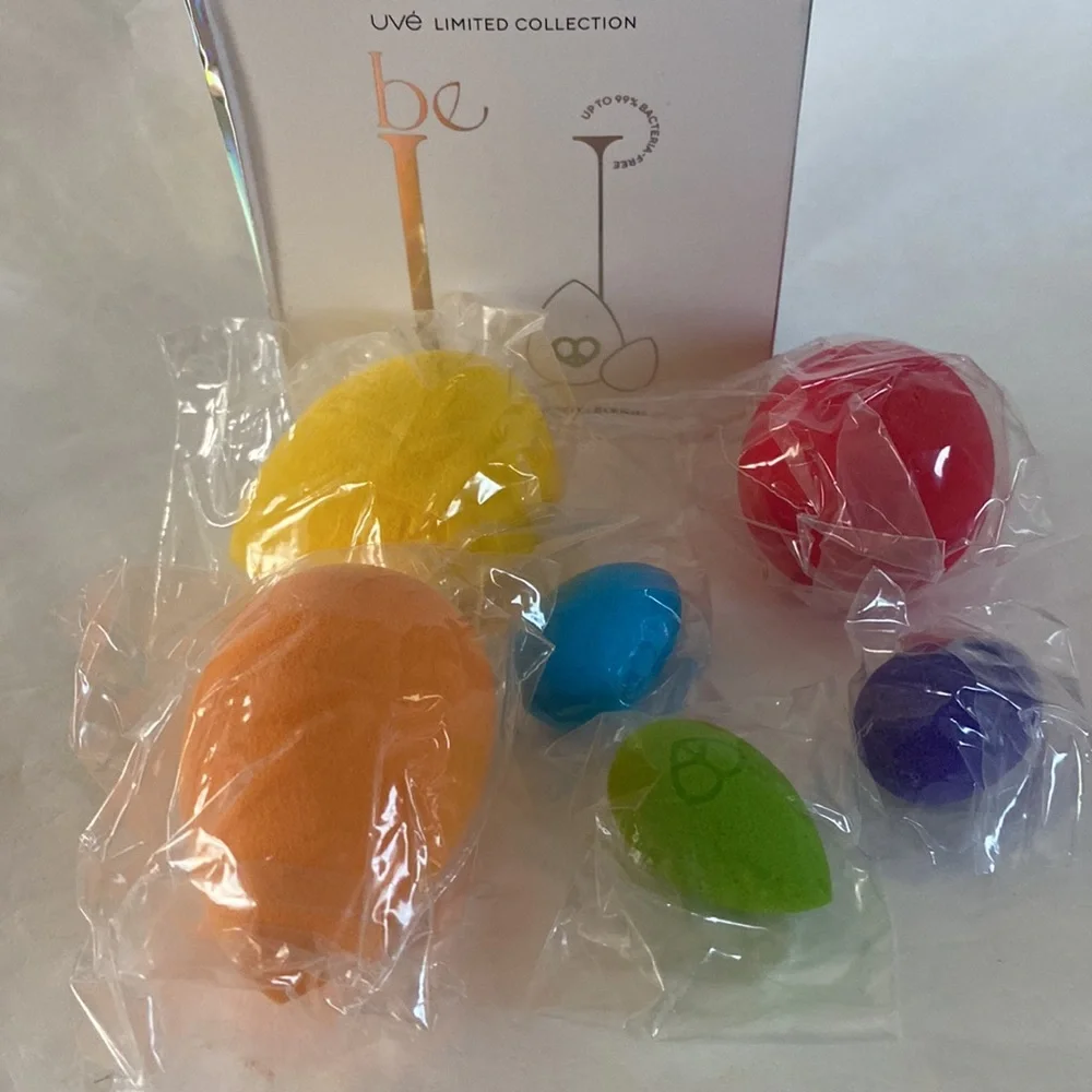 UVÉ BEAUTY Be U Limited Collection 6p Makeup Sponge Set $65